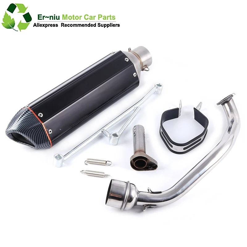 Motocycle Scooter Moped Exhaust Muffler with DB KILLER Full System Slip