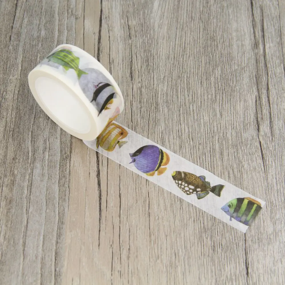 Colorful Tropical fish Fish Tr Masking Tapes DIY Washi Tape