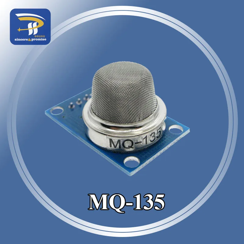 Модуль обнаружения газа MQ-2 MQ-3 MQ-4 MQ-5 MQ-6 MQ-7 MQ-8 MQ-9 MQ-135 каждый из них 1 шт. всего 9 шт. сенсор для arduino UNO комплект - Цвет: MQ-135