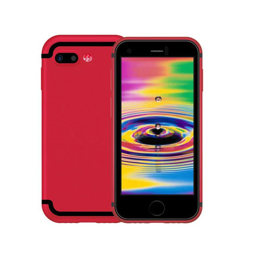 SOYES 7 S/6 S Супер Мини Android четырехъядерный смартфон 1 Гб ОЗУ 8 Гб ПЗУ 5.0MP с 2 камерами и фонариком студенческий мобильный телефон - Цвет: 7S Red With Case