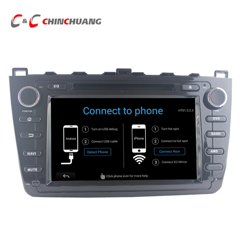 Quad Core Android 5 1 1 font b Car b font DVD Player for Mazda 6