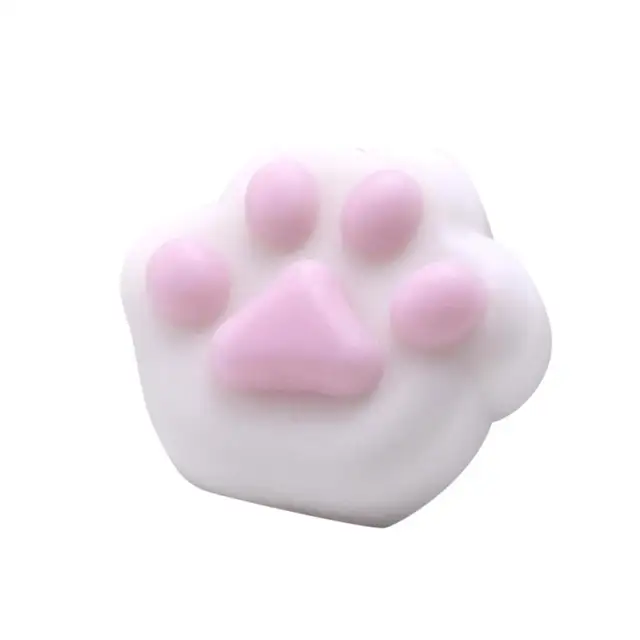 Cute Mochi Squishy Cat paw Squeeze Healing Fun Kids Kawaii Toy Gift