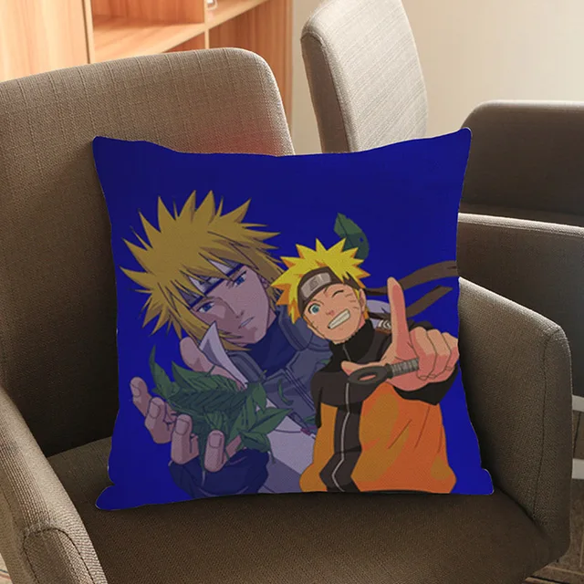 Naruto Hokage Decorative Cushions Throw Pillow Case