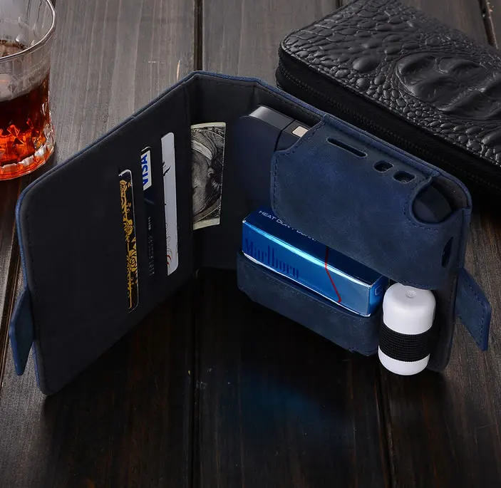 

New PU Leather Box Holder Storage for iQOS Electronic Cigarette Accessories Carrying Case for iQOS Electronic Cigarette Case