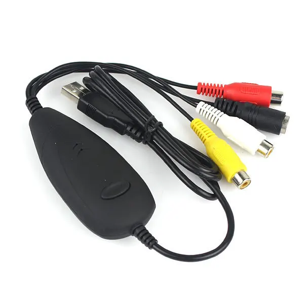 새로운 Ezcap USB 2.0 비디오 캡처 어댑터 VHS Windows XP Vista 7/8 DVR 카드 용 DVD