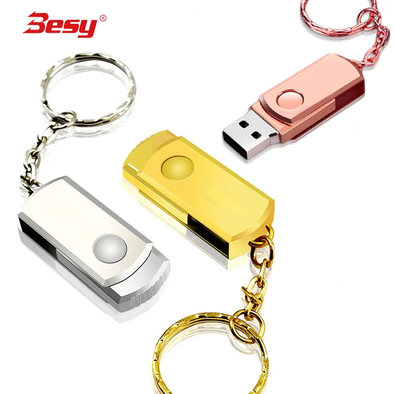 Usb флеш накопитель 64 ГБ 32 16 8 4 водонепроницаемый металлический серебристый u диск