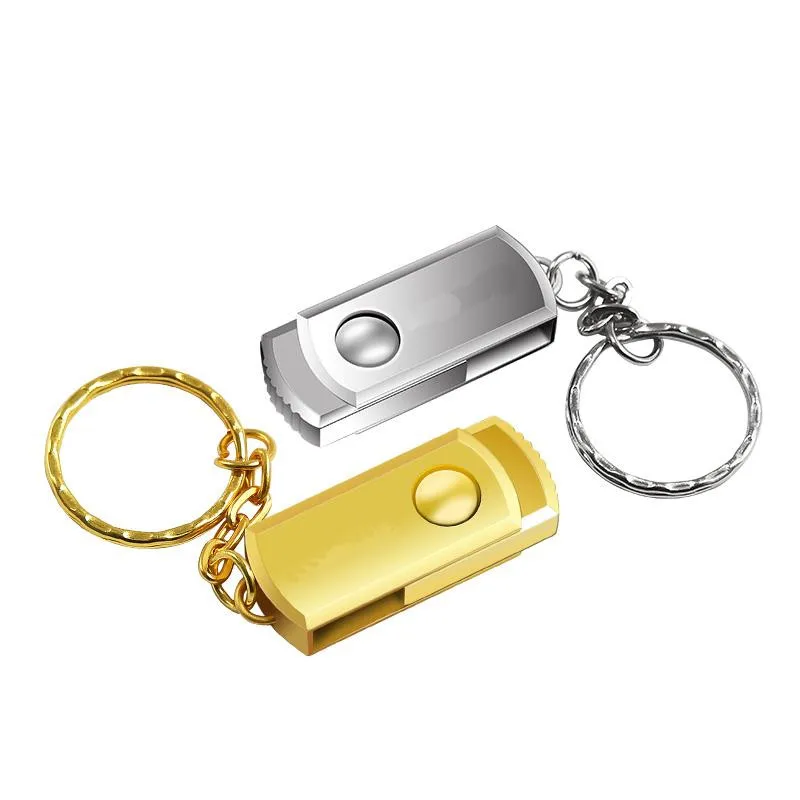 Новейший металлический USB флэш-накопитель 64 GB 32 GB 16 GB 8 GB Flash Drive Портативный 128 ГБ памяти флешки хранения флэш-диск USB Stick