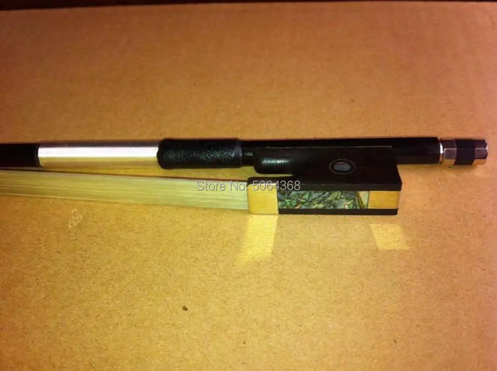 

4/4 Carbon Fiber Violin Bow Black carbon Bow 4/4Violin Bow Ebony Frog