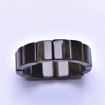 

JoursNeige Genuine Black Gold Natural Obsidian Stone Bracelets Single lap Lucky for Men Women Energy Stone hand string Jewelry