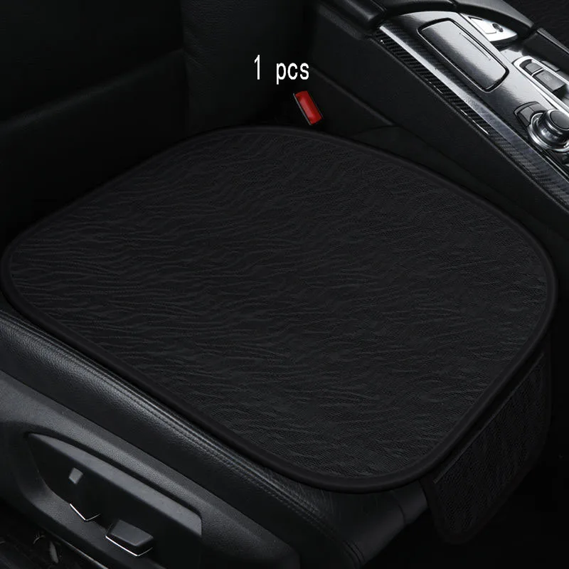 1pcs front black Всесезонные универсальные автомобильные подушки для сидений, автомобильные накладки, автомобильные чехлы для сидений для kia Sorento Sportage Optima K5 Forte Rio/K2 - Название цвета: 1pcs front black
