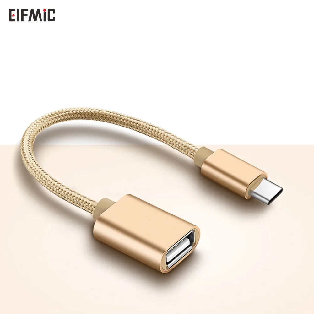 USB-C إلى USB 3.1 محول نوع C إلى USB الإناث كابل otg ل C ميناء ماك بوك برو/الهواء (2018) ديل XPS سامسونج غالاكسي ملاحظة LG G5/G6 ،