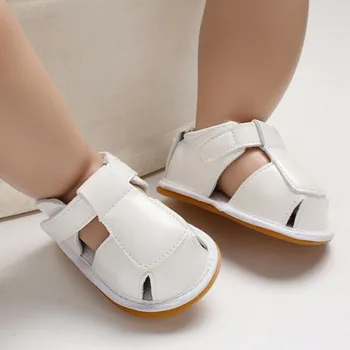 

UK Infant Baby Boy Girl Summer Sandals Casual Soft Crib Shoes Prewalker 0-18M