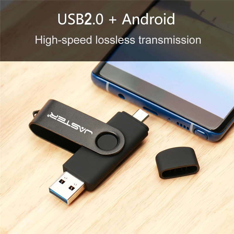 JASTER Nuiflash OTG 2,0 USB флэш-накопитель 128 ГБ флеш-накопитель 64 ГБ 32 ГБ 16 ГБ флеш-накопитель внешний накопитель двойное использование палка высокое качество