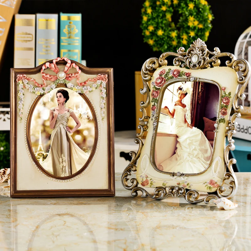 1 Piece Europe Resin Quality Photos Frames Elegant Wedding Studios