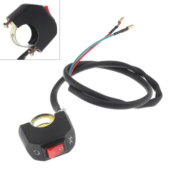 

Motorcycle Switch 22MM Waterproof Universal Black Steering Wheel Flameout Switch for Motorcycles / Scooters / Motorbike