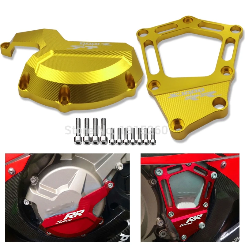 

For BMW S1000RR HP4 Motorcycle Engine Saver Stator Protector Case Guard Cover Slider for BMW S1000RR HP4 K42 K46 2009-2015
