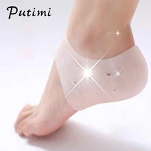 Putimi силиконовые гелевые носки для пятки увлажняющие для ступней с трещинами защита для пяток силиконовые подушечки для пятки инструмент для ухода за ногами педикюр