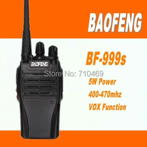 Бесплатная доставка DHL + 2 шт./лот Baofeng BF-999s профессиональная двухсторонняя рация