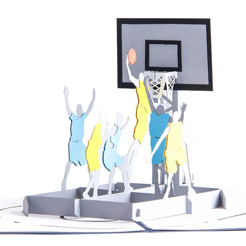 3D лазерная резка Хэллоуин фестиваль карта Dunk Pop Up день рождения открытка с
