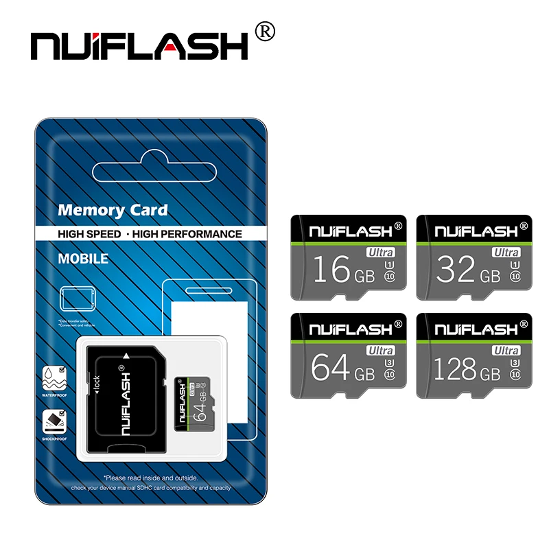 Высокопроизводительная Micro SD карта для автомобильного видеорегистратора 8 ГБ/16 ГБ/32 ГБ/64 Гб Micro SD карта памяти Micro SDHC Ультра Высокоскоростная UHS-1 TF карты