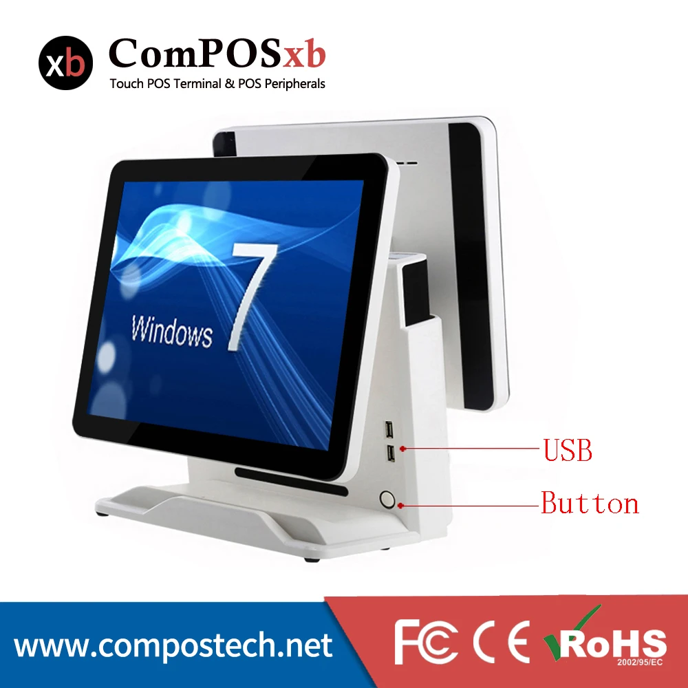 Быстрая Скорость процессор Core I5 4 ГБ/320 ГБ Pos все в одном истина плоская Epos система 15 дюймов кассовый аппарат для розничной торговли