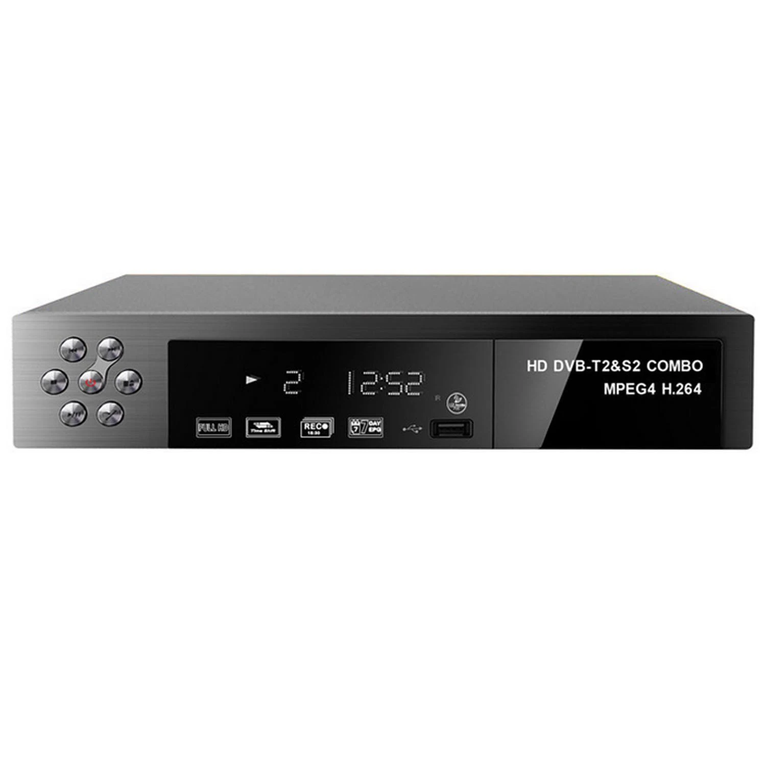  Digital Terrestrial Satellite TV Receiver Set Top Box Combo dvb t2 + S2 HD 1080P dvb-t2 dvb-s2 tv Box H.264 / MPEG-2/4 