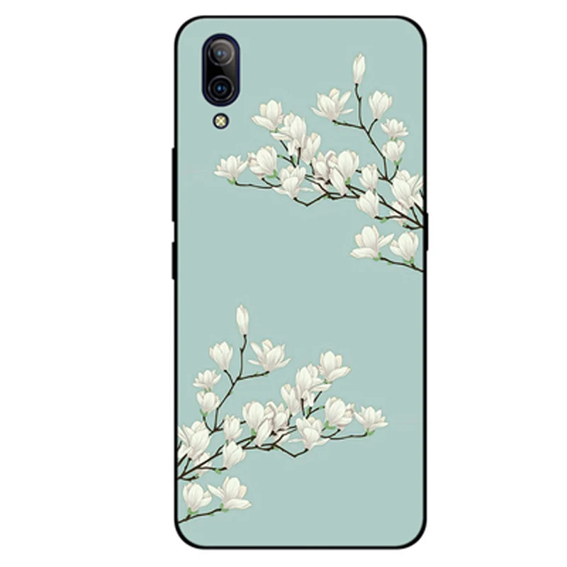 Чехол 6 41 дюйма для vivo V11 мягкая задняя крышка из ТПУ с рисунком мультфильма V 11