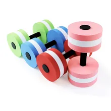 1pcs Water Aerobics Dumbbell Aquatic EVA Barbell Aqua Fitness Pool Exercise Accessory stripdance aerobics dvd