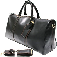 Сяоянь-Винтаж ретро из натуральной кожи дорожная сумка Для мужчин вещевой мешок большой Ёмкость сумка стильная Для мужчин сумка
