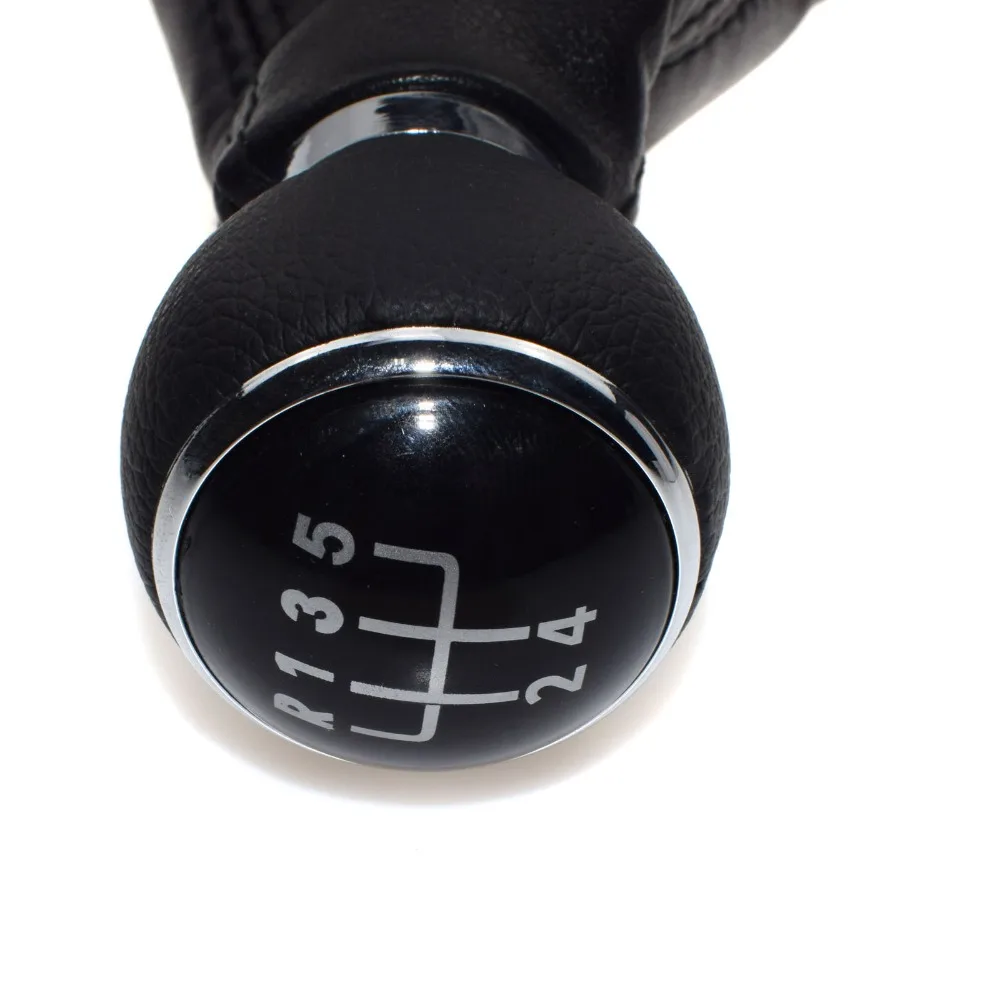ISANCE черного цвета на каблуках высотой 5-Скорость Шестерни рукоятка рычага переключения передач Противопыльный чехол спереди слева для VW JETTA MK5 SAGITAR(HDSQVW003) /розничная