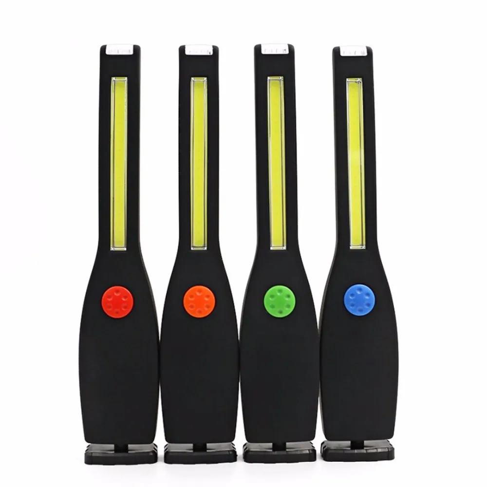 

Waterproof COB LED Inspection Work Light Magnetic Handheld Torch Garage Car Lamp Camping Tent Light Emergency Flashlight
