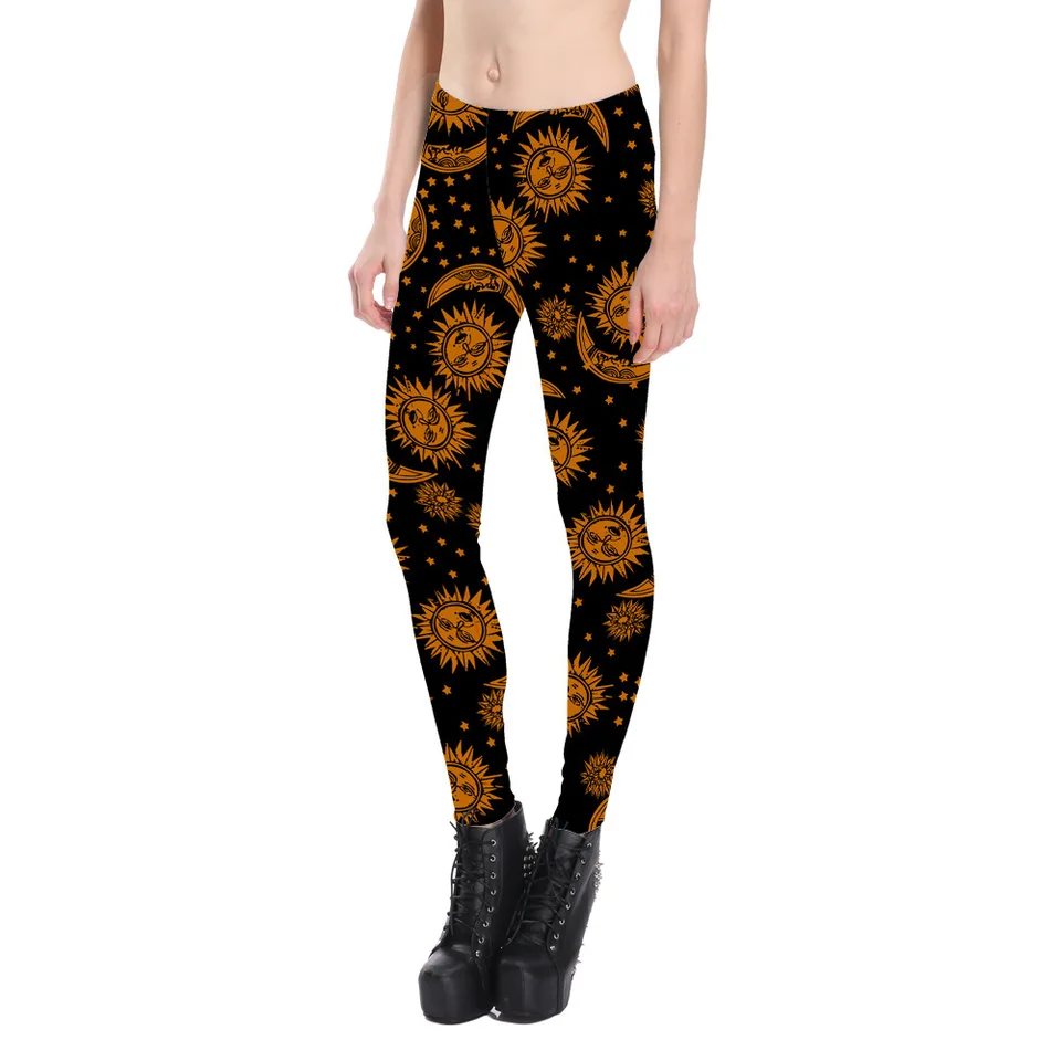 Sun and Moon Leggings Buttery Soft ONE SIZE OS