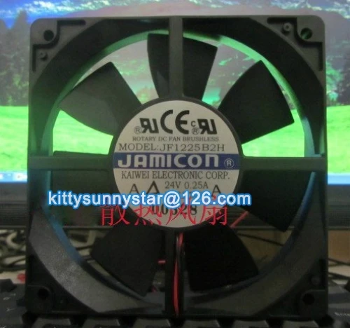 Jamicon 12025 JF1225B2H 24V 0.25A 2Wire Inverter Fan,Cooling Fan|fan ...