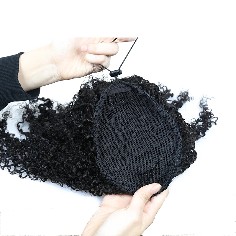 Ponytail-Human-Hair-Brazilian-3B-3C-Kinky-Curly-Ponytail-Remy-Clip-In-Human-Hair-Extensions-Natural (3)
