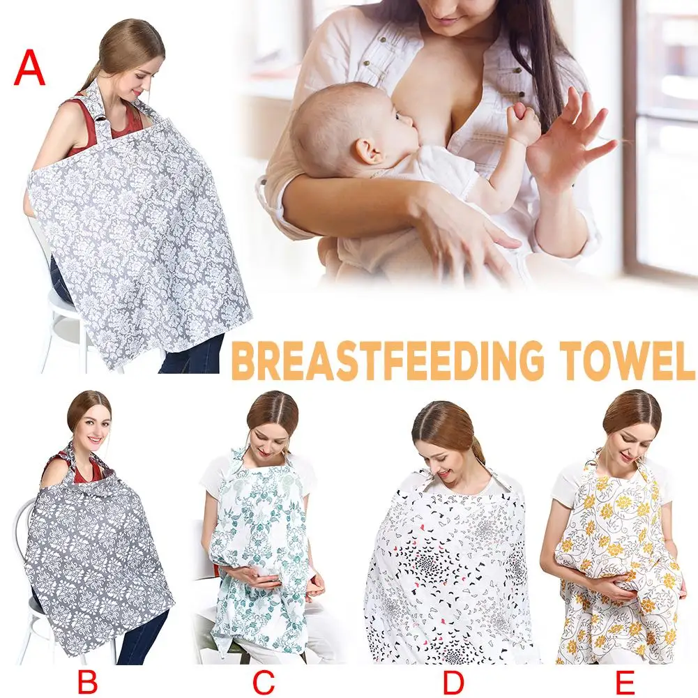 Soft Cotton Outdoor Mother Feeding Maternity Breast Apron Shawl Anti