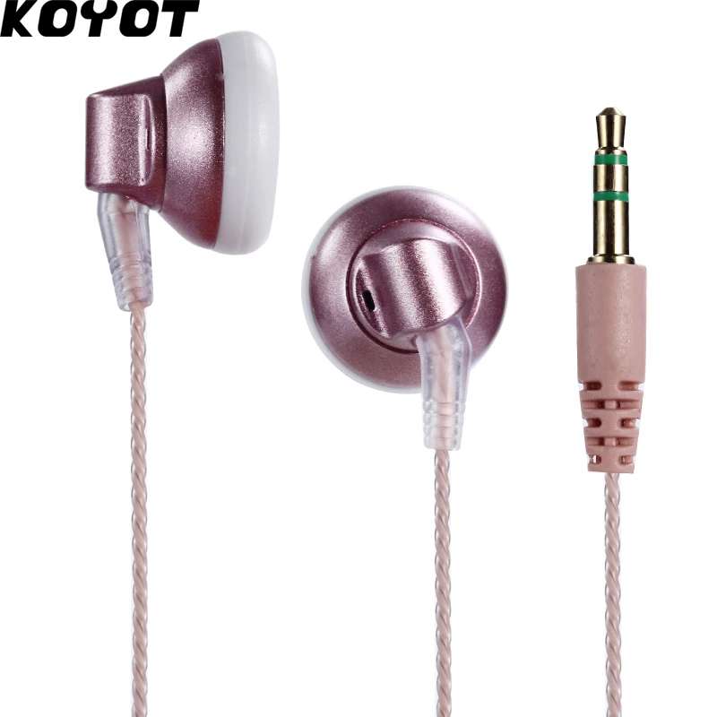 

KOYOT 3.5mm Crysta Transparent In-Ear Stereo Earbuds Braided Rope Wired Earplugs Music Subwoofer Earphone For Smartphone MP3