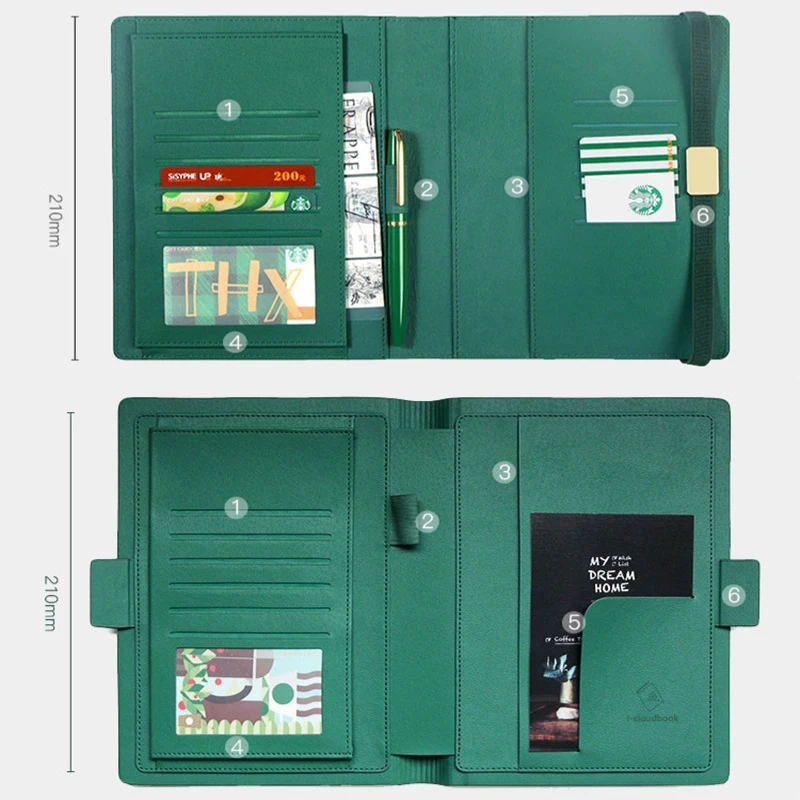 Ceny Wysokie formalne spotkanie skórzane Agenda zagęścić Filofax wielokrotnego napełniania szkoła notatnik organizator moda Bullet Journal Bujo 2019