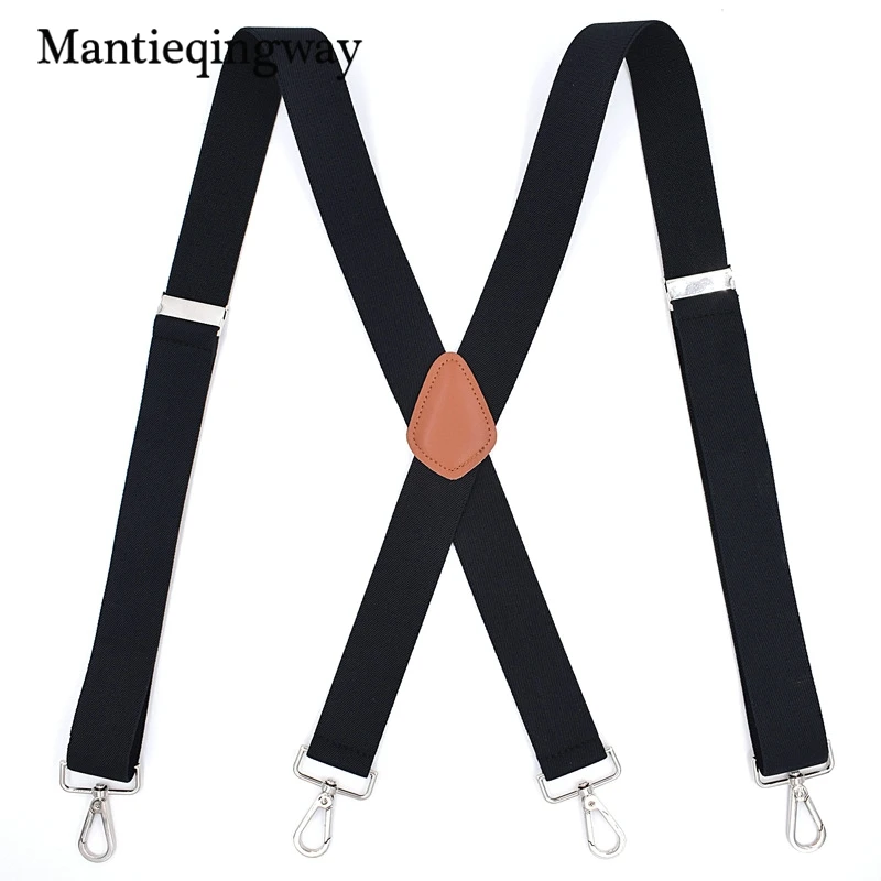 Mantieqingway X Bask Elastic Adjustable Pants Suspenders