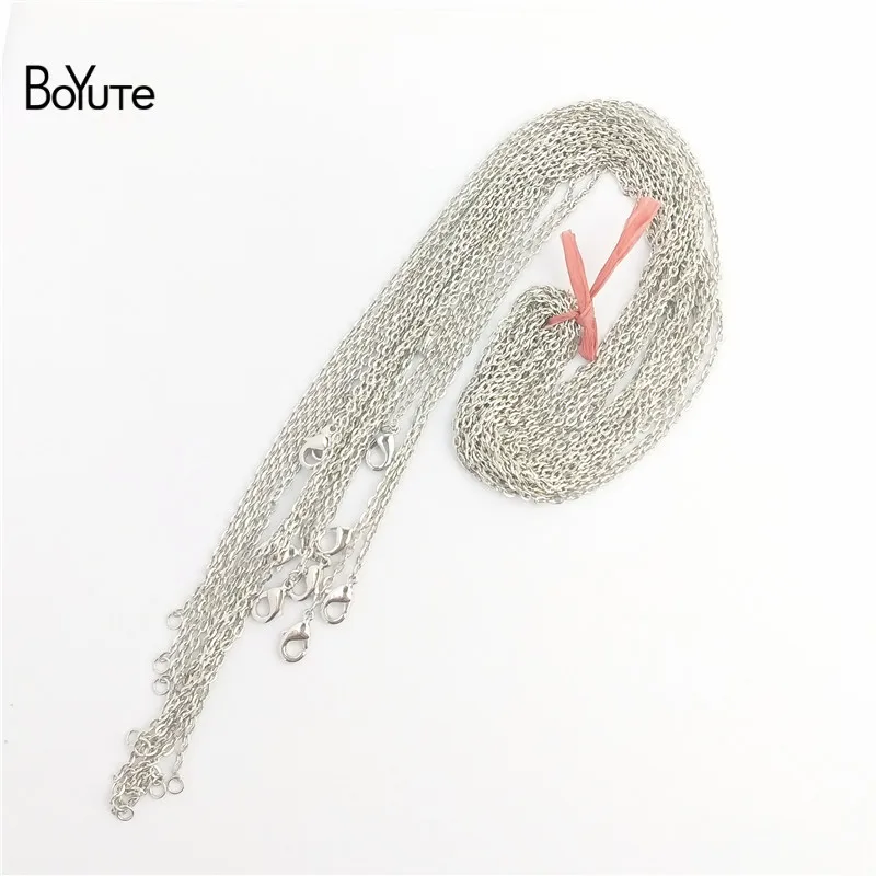 BoYuTe 10 штук 2*3 мм петля 65-70-90см Длина Античная бронзовая цепь для ювелирных изделий ручной работы ювелирных изделий для изготовления ожерелья