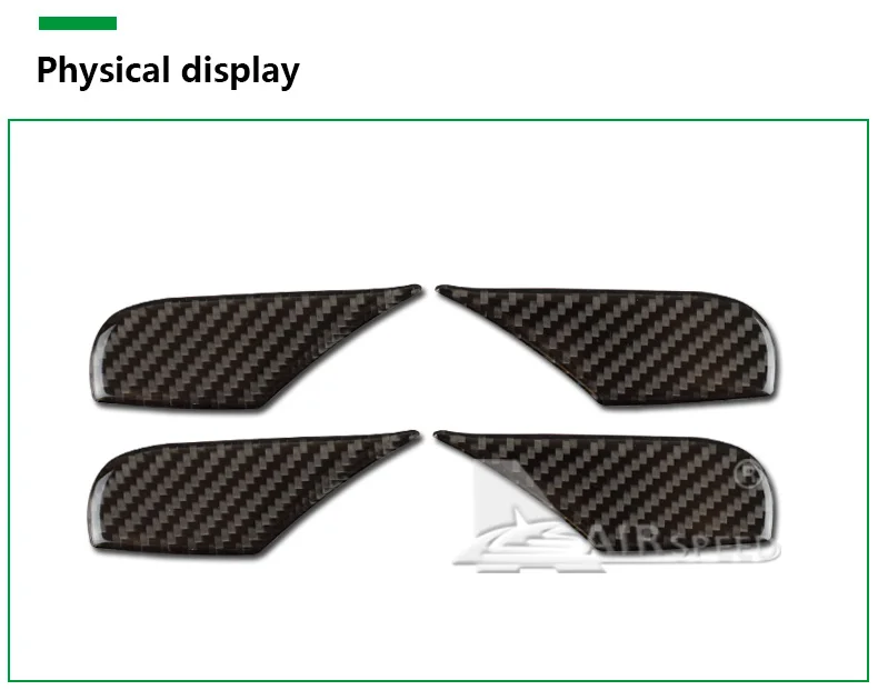 Airspeed Carbon Fiber Car Interior Door Handle Cover Door Bowl Sticker Decoration Styling for BMW F15 X5 F16 X6 14-17 Accessorie (19)