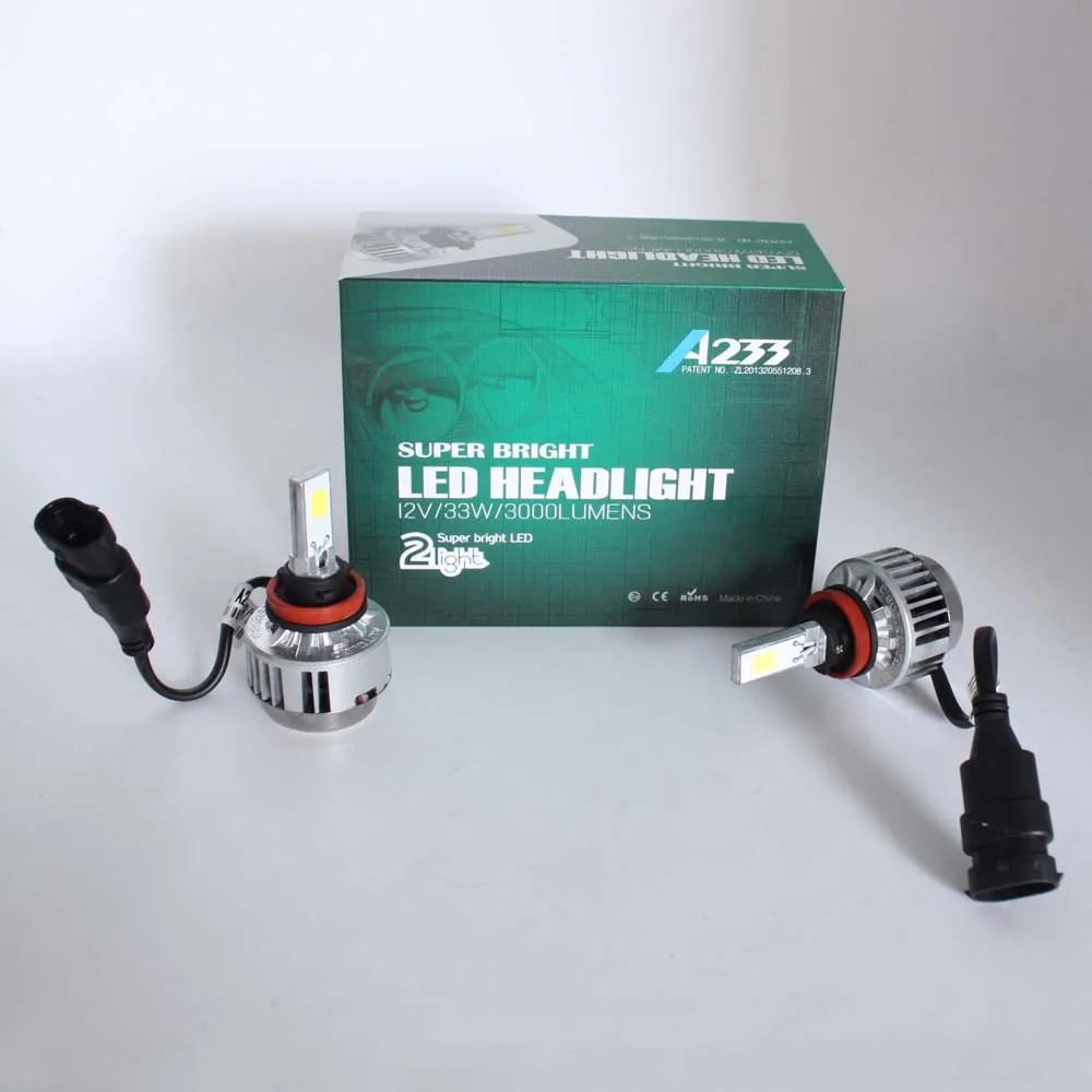 

XIANGSHANG All-in-One Car Headlights LED H8/H9/H11 Bulb Auto Front Bulb H11 66W 6000lm Automobiles Headlamp 6000K White