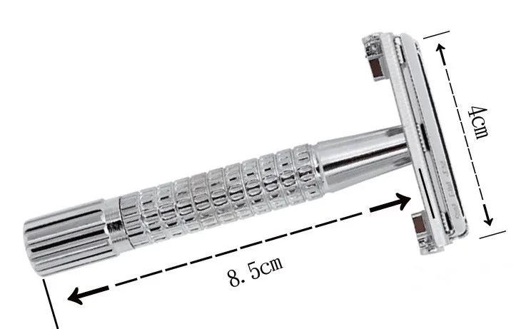 10 комплектов(10 шт. ножей+ 10 шт. лезвий) Профессиональная старомодная бритва для бритья, уход за лицом, Классическая бритва из сплава