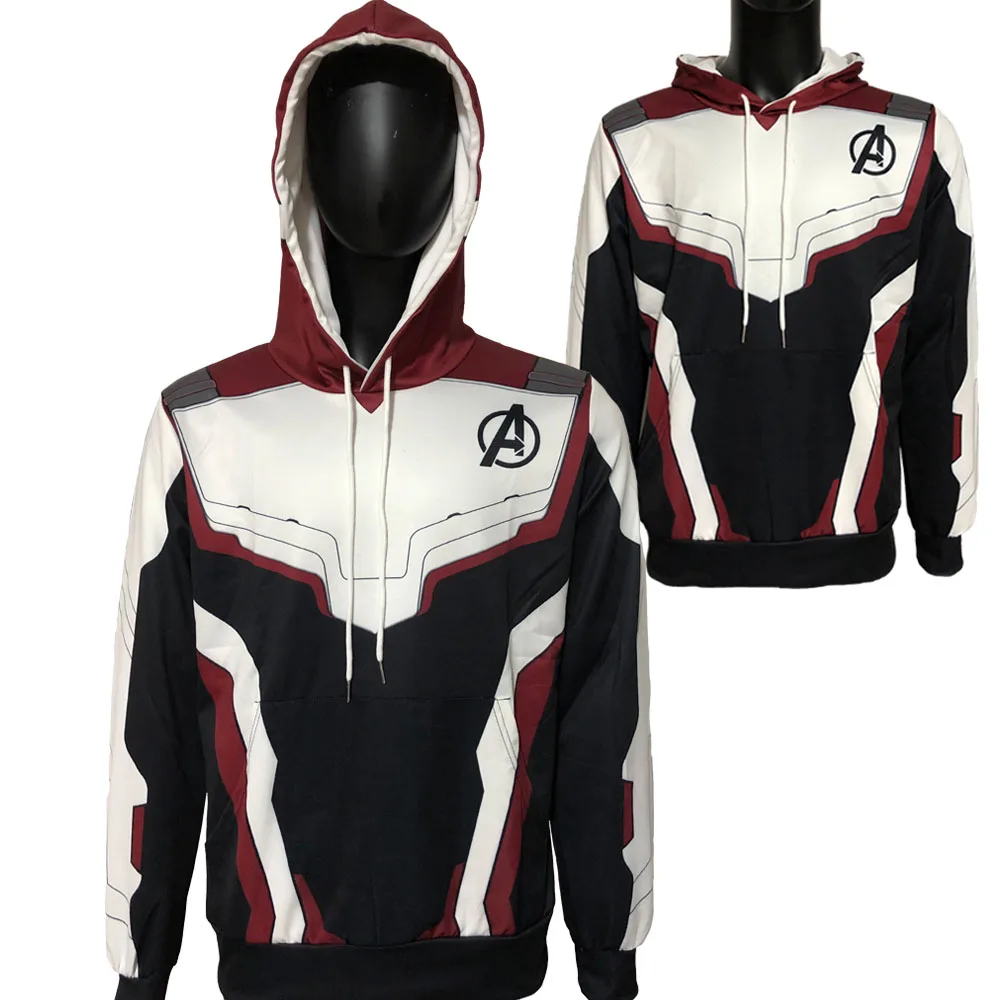 

Avengers Endgame Jacket Hoodie Cosplay Quantum Realm Costumes Endgame hoodies Marvel Superhero Sweatshirt Coat Suit Costume