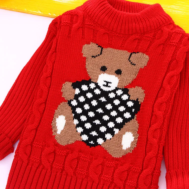 Г. Рождественский свитер для мальчиков; красная одежда с рисунком оленя для маленьких девочек; весенне-осенняя Рождественская одежда; зимняя плотная одежда для маленьких мальчиков