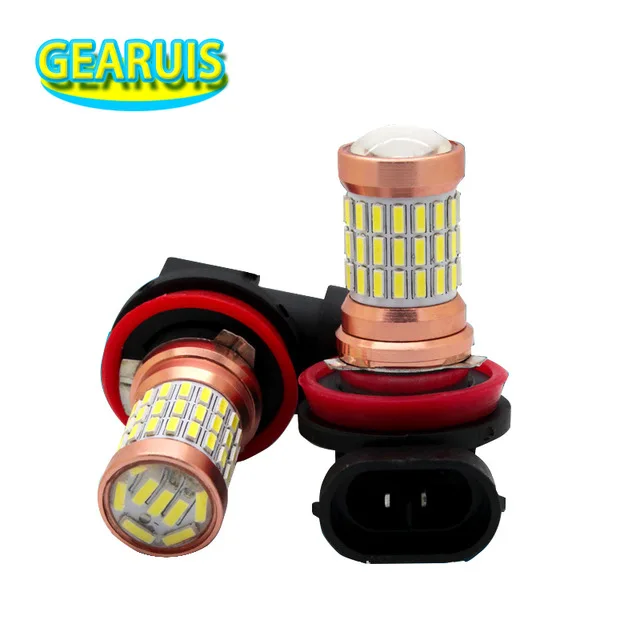 

2pcs H8 H9 H11 H10 9005 9006 HB3 HB4 H7 60SMD 4014 LED spot Lighting Driving Parking Fog Light DRL Daytime Running Light White