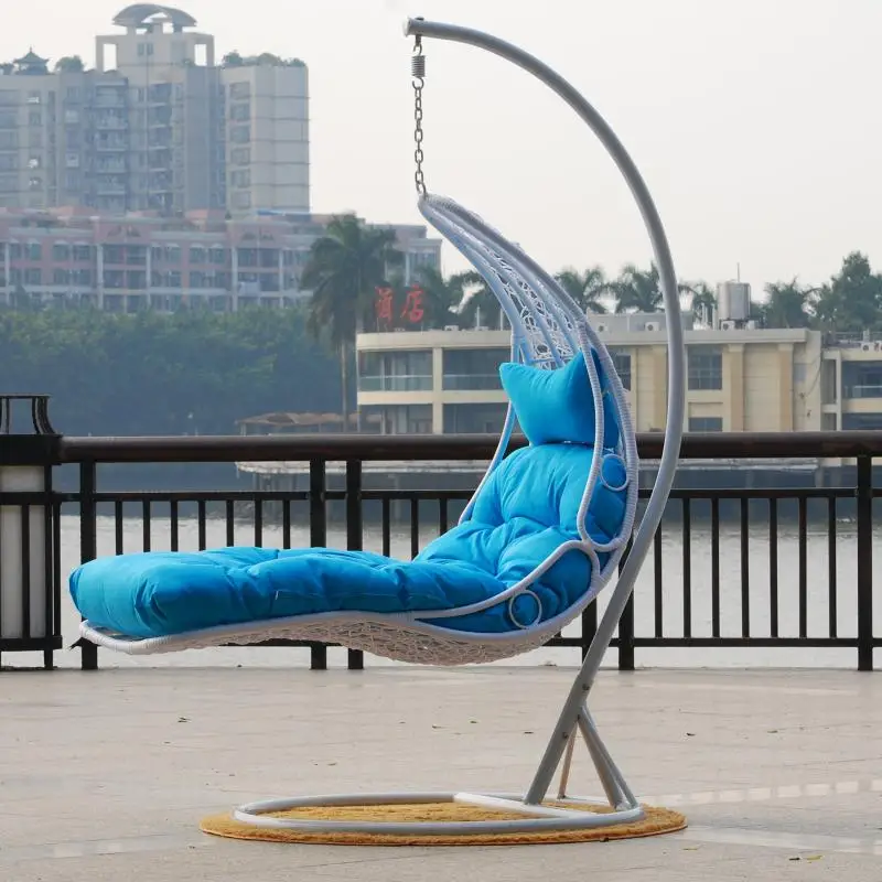 Hammock chair indoor balcony hanging basket wicker chairs lying bed