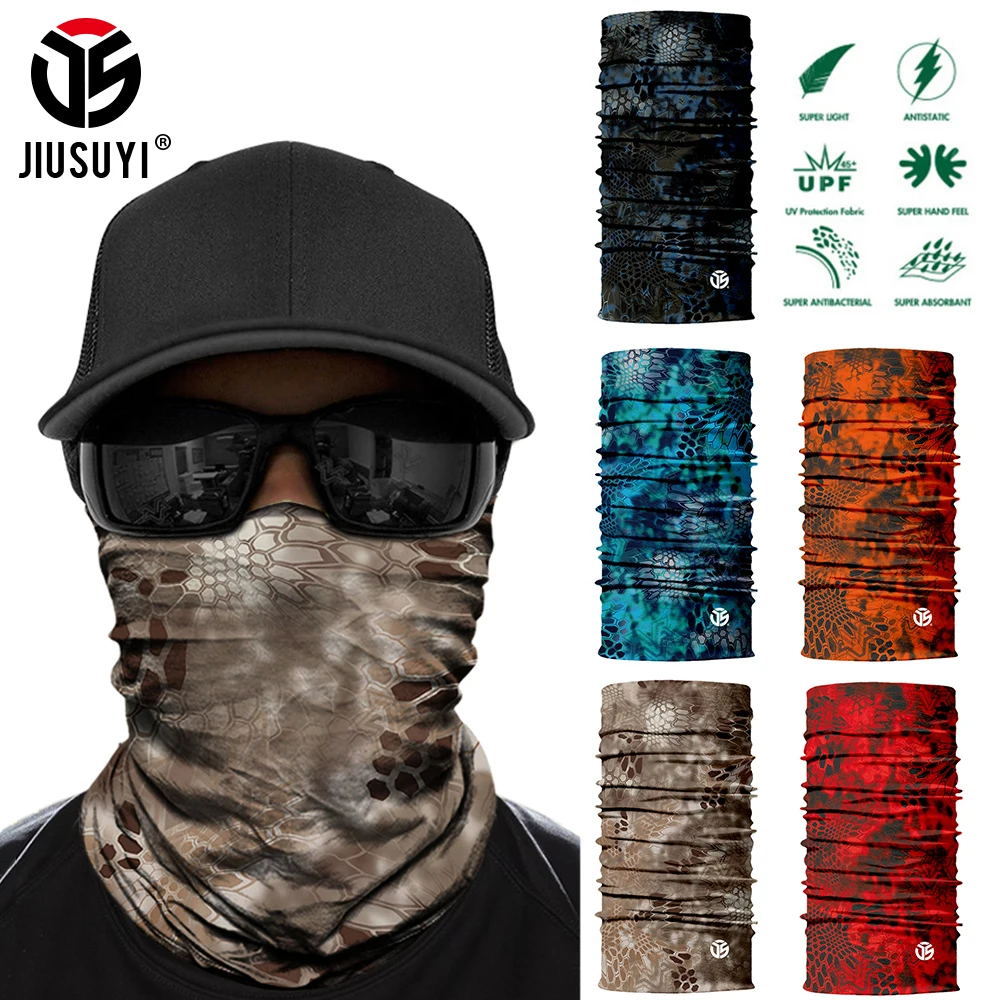 

3D Seamless Bandana Neck Gaiter Lightweight Tube Ring Scarves Anti Sun Mask Head Shield Scarf Bicycle Half Face Masks Men Women