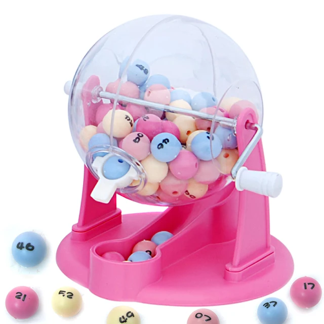 64 Balls Lottery Machine Bingo for Public Performance Draw Machine Lucky Balls Gamein Bingo