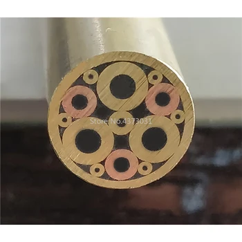 

8mm Mosaic pin Rivets for knife handle screw brass Mosaics Rivets nail steel tube More design exquisite style length 10cm #P69