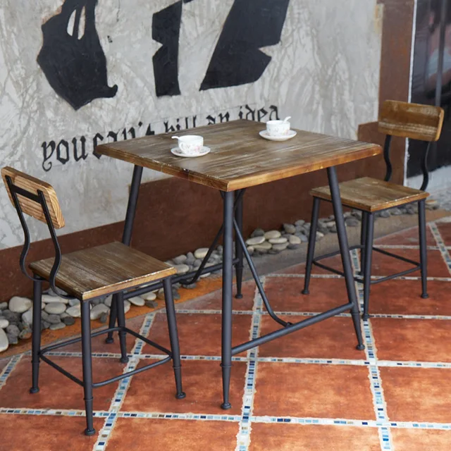 American Casual Home To Do The Old Wrought Iron Wood Furniture American Casual Home To Do The Old Wrought Iron Wood Furniture Simple Retro Negotiate Cafe Tables